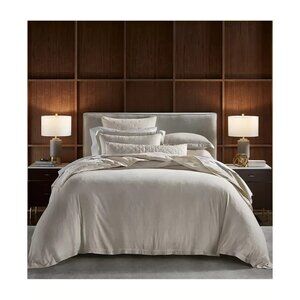 Hotel Collection Linen Modal Blend 3 Piece Comforter Set King MSRP $625